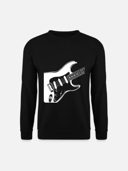Elektrogitarre - Unisex Pullover - Schwarz