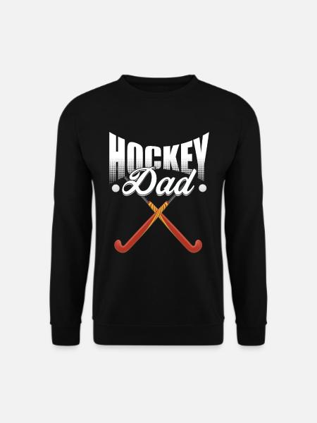 Papa de hockey sur gazon - Sweat-shirt Unisexe - noir