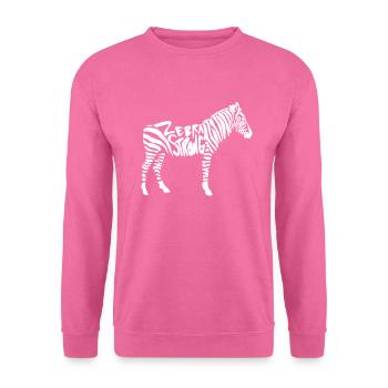 Zebra Strong EDS Krankheit Geschenk T-Shirt - Unisex Pullover - Pink - Vorne