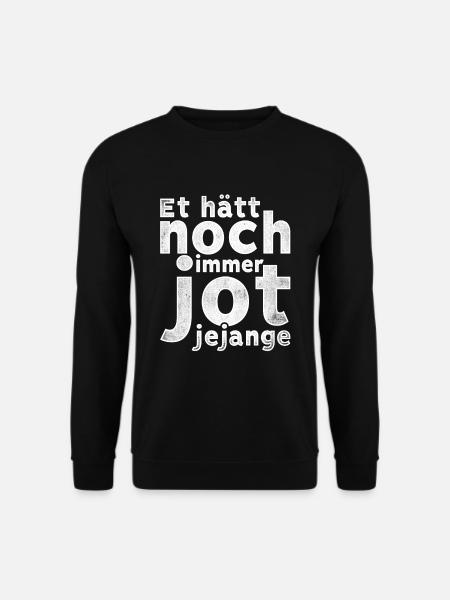 lustiger kölsche Grundgesetz Spruch Outfit - Unisex Pullover - Schwarz