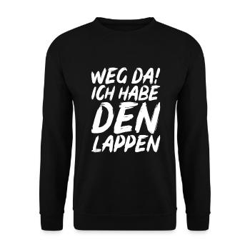Führerschein bestanden weg da - Unisex Pullover - Schwarz - Vorne - Alina (178cm) & Michal (187cm)