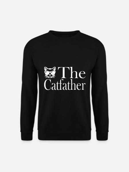 The Catfather - Unisex Pullover - Schwarz