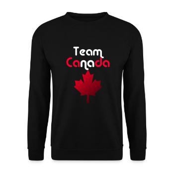 Équipe Canada - Sweat-shirt Unisexe - noir - Devant - Alina (178cm) & Michal (187cm)