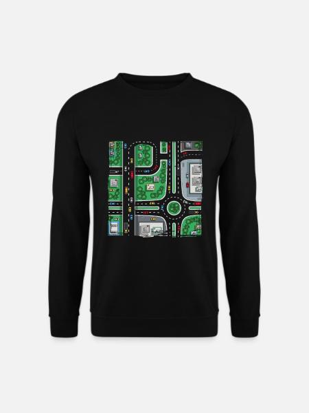 Play mat play carpet - Unisex Sweatshirt - black