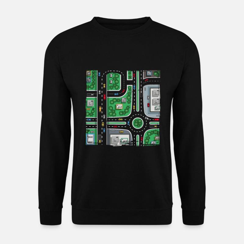 Play mat play carpet - Unisex Sweatshirt - black