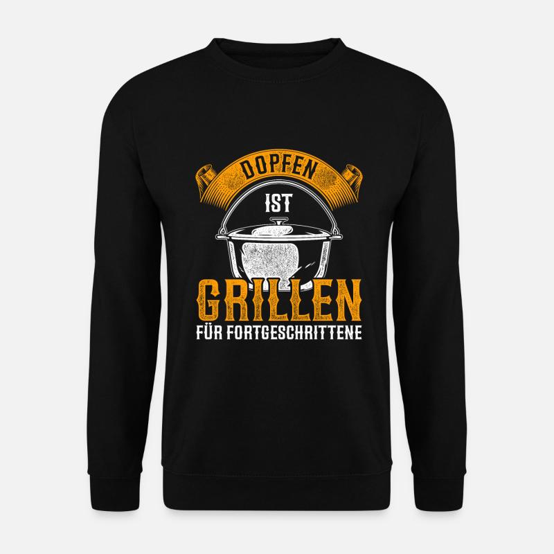 Dopfen Dutch Oven Outfit - Unisex Pullover - Schwarz