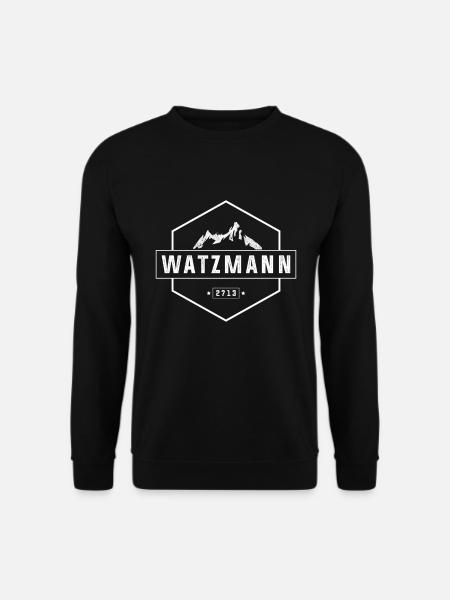 Watzmann Berge Wandern - Unisex Pullover - Schwarz