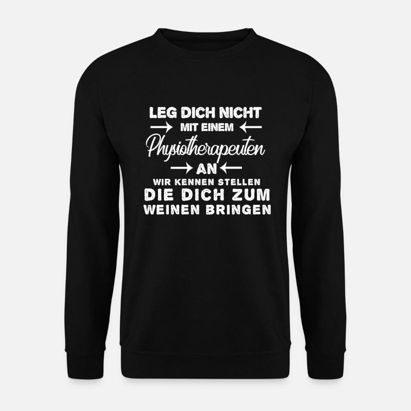 Physiotherapeut Masseur Physio - Unisex Pullover - Schwarz