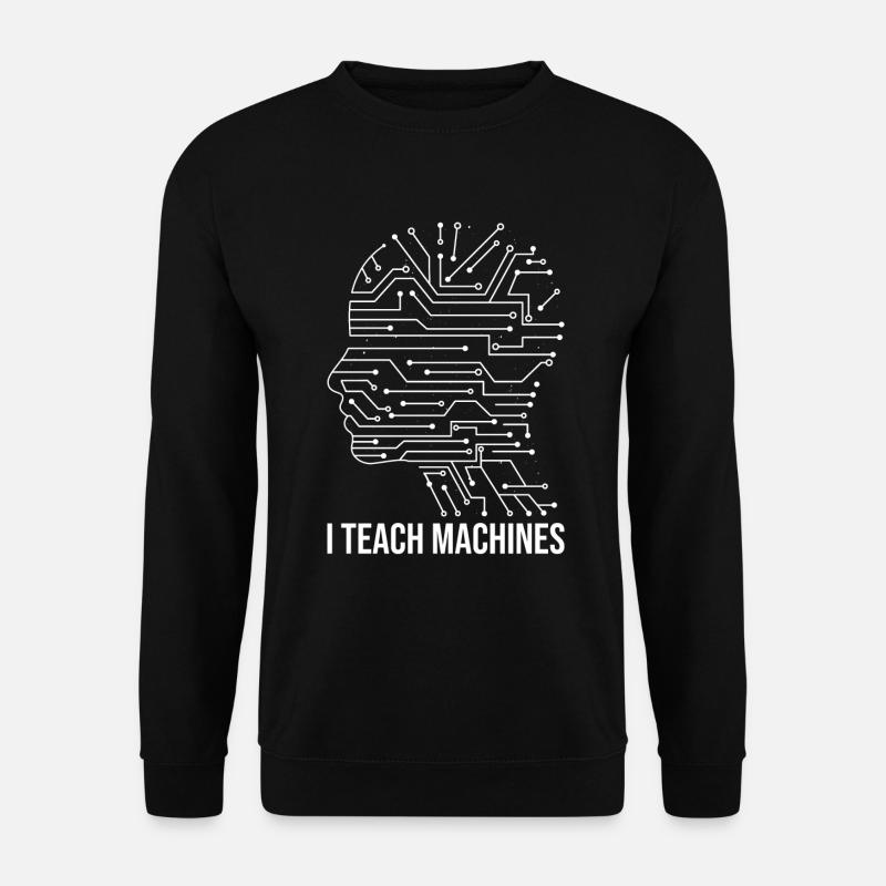 Künstliche Intelligenz machine learning Geschenk - Unisex Pullover - Schwarz