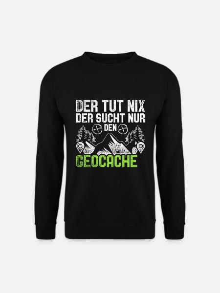 Geocaching Geocacher Hobby - Unisex Pullover - Schwarz