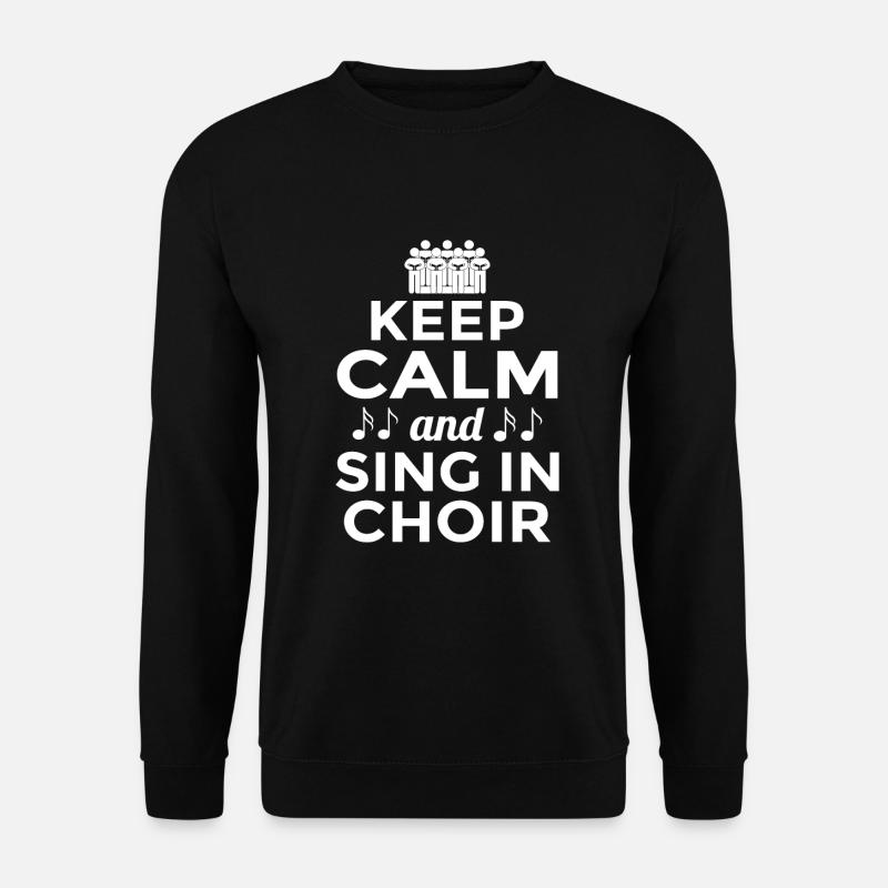 Chor singen Musiker Sänger - Unisex Pullover - Schwarz