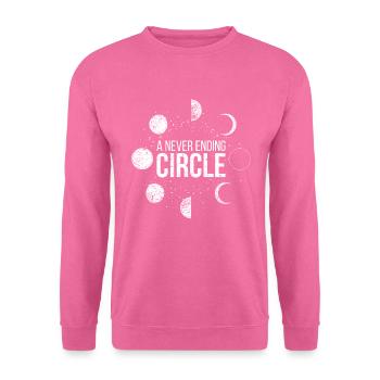 Mondphasen okkult Moon - Unisex Pullover - Pink - Vorne