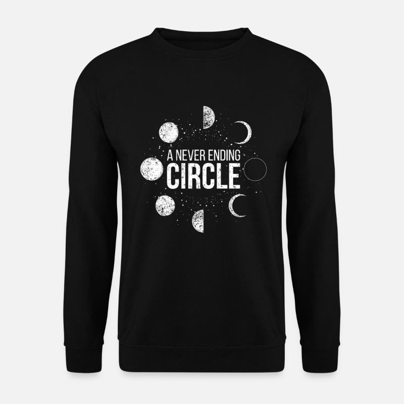 Moon Phases Occult Moon - Unisex Sweatshirt - black