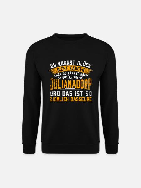Julianadorp Sehnsucht Niederlande - Unisex Pullover - Schwarz