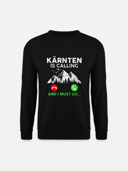 Kärnten ruft Alpen Österreich - Unisex Pullover - Schwarz
