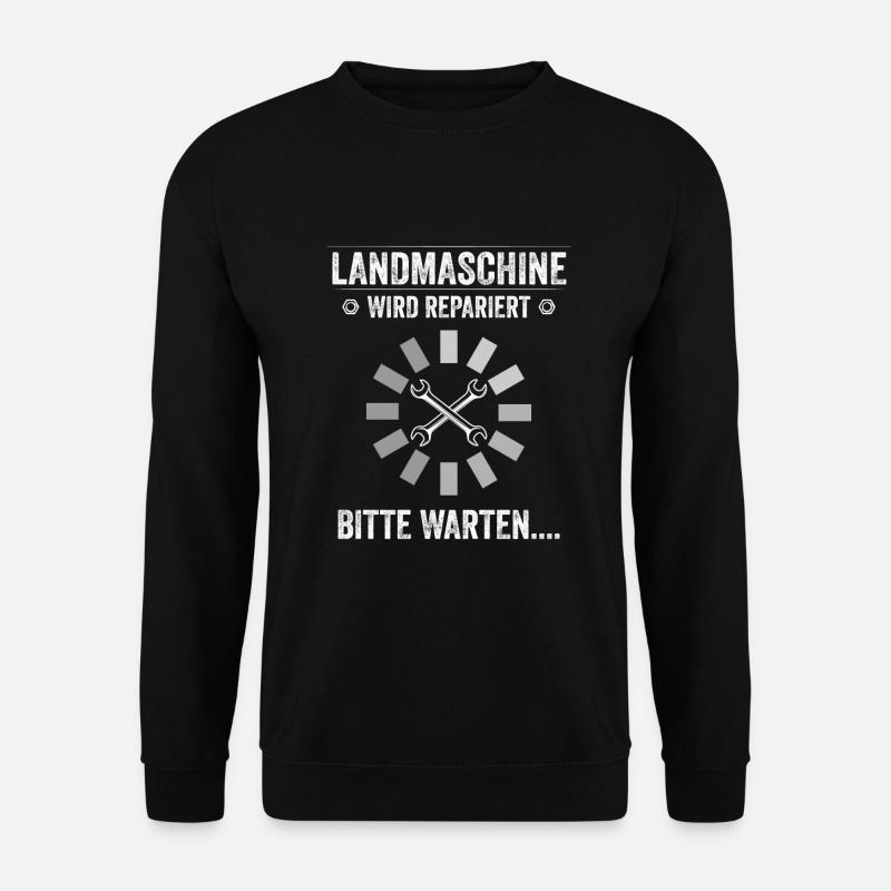 Landmaschinenmechaniker wird repariert - Unisex Pullover - Schwarz