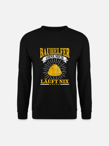 Hausbau Eigenheim Bauhelfer - Unisex Pullover - Schwarz