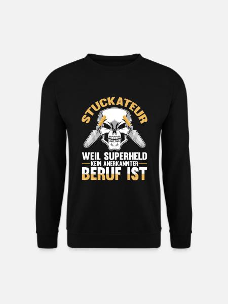 Stuckateur Verputzer Spachtel - Unisex Pullover - Schwarz