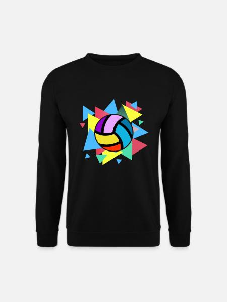 Volleyball Colorful - Unisex Sweatshirt - black