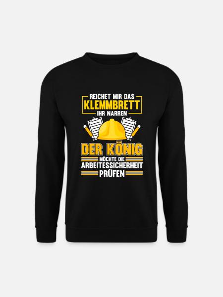 Arbeitssicherheit prüfen Fachkraft Sifa - Unisex Pullover - Schwarz