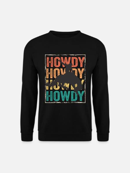 Rodeo Howdy - Unisex Sweatshirt - black
