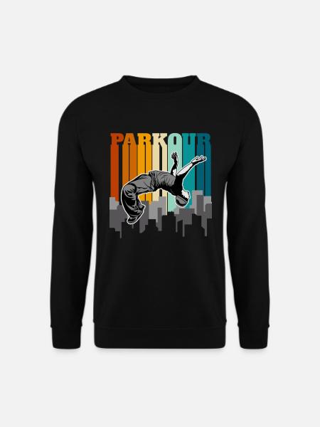 Parkour Urban - Unisex Pullover - Schwarz