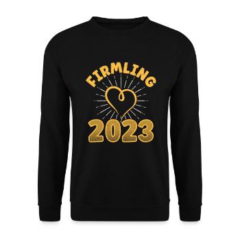 Firmling 2023 Firmung - Unisex Pullover - Schwarz - Vorne - Alina (178cm) & Michal (187cm)