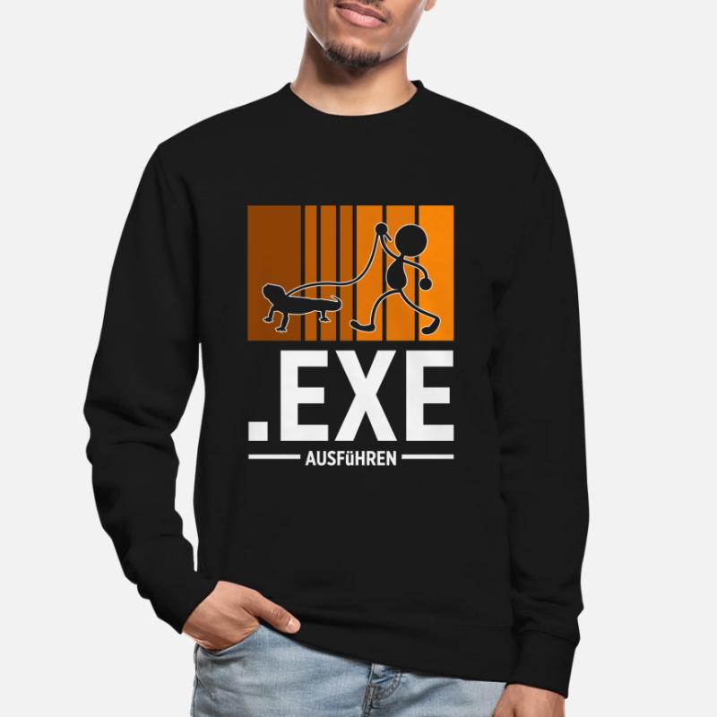 .exe ausführen Programmierer Programmieren Unisex Pullover