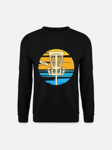 Disc Golf Sonnenuntergang - Unisex Pullover - Schwarz