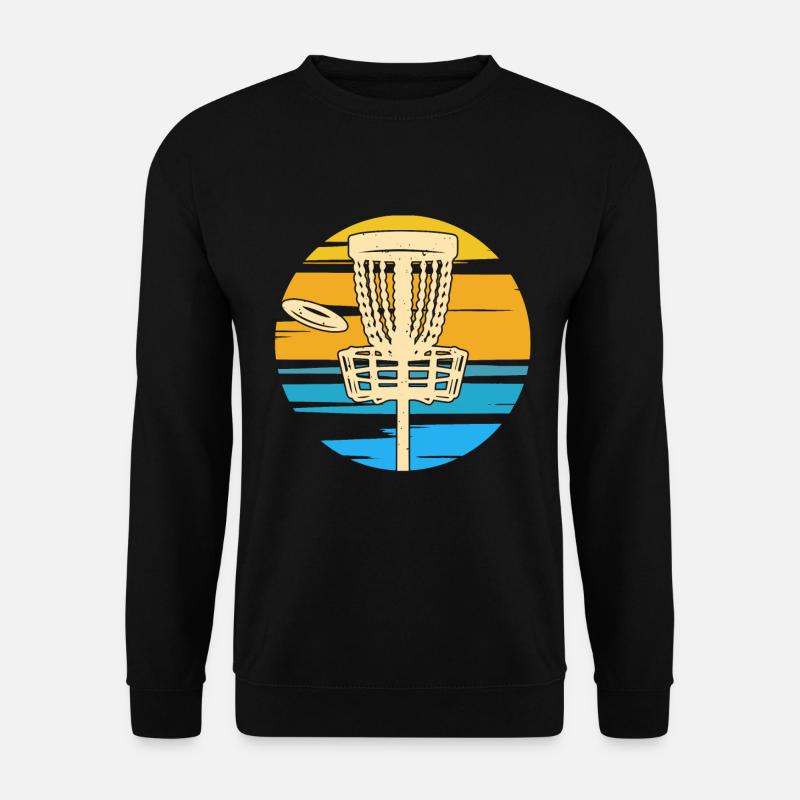 Disc Golf Sunset - Unisex Sweatshirt - black