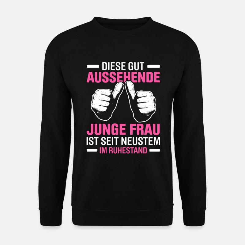 Diese Gut Aussehende Junge Frau Ist Seit Neustem I - Unisex Pullover - Schwarz