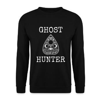Ghost Hunting Ghost Hunter - Unisex Sweatshirt - black - Front - Alina (178cm) & Michal (187cm)