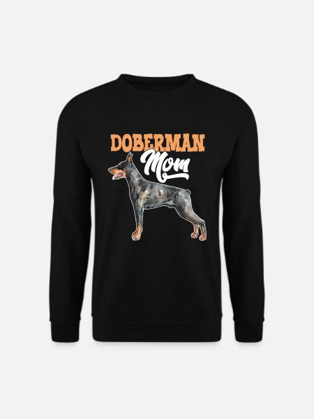 Dobermann Hund Dobermann Mutter - Unisex Pullover - Schwarz