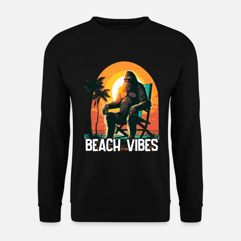 Vacation Beach Vibes - Unisex Sweatshirt - black