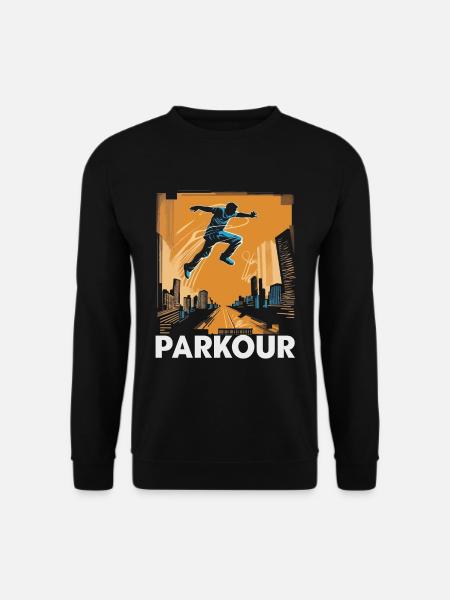 Parkour Urban - Unisex Pullover - Schwarz