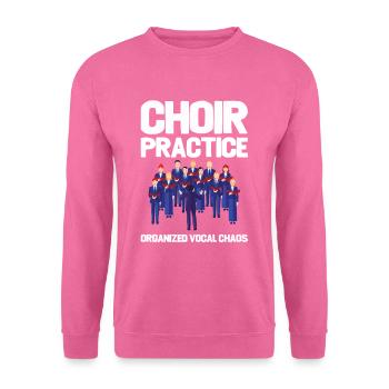 Pratique chorale Chaos vocal organisé - Sweat-shirt Unisexe - rose - Devant