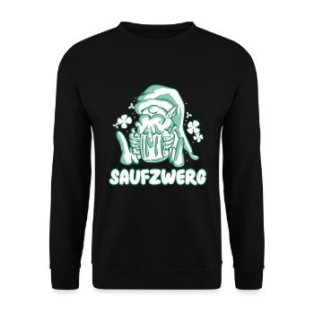 Gartenzwerg Für Gartenzwerg Liebhaber Gärtner Lust - Unisex Pullover - Schwarz - Vorne - Alina (178cm) & Michal (187cm)