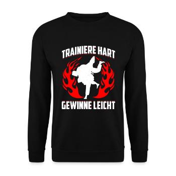 Judo Für Judoka Judo Kämpfer Judo Trainer Judo - Unisex Pullover - Schwarz - Vorne - Alina (178cm) & Michal (187cm)