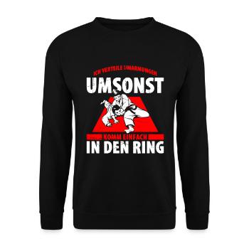 Judo Für Judoka Judo Kämpfer Judo Trainer Judo - Unisex Pullover - Schwarz - Vorne - Alina (178cm) & Michal (187cm)
