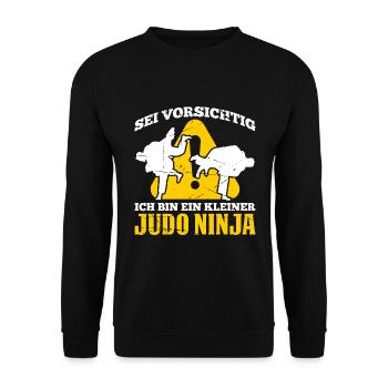 Judo Für Judoka Judo Kämpfer Judo Trainer Judo - Unisex Pullover - Schwarz - Vorne - Alina (178cm) & Michal (187cm)