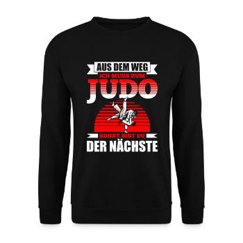 Judo Für Judoka Judo Kämpfer Judo Trainer Judo - Unisex Pullover - Schwarz - Vorne - Alina (178cm) & Michal (187cm)