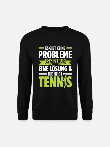 Es Gibt Keine Probleme Es Gibt Nur Eine Lösung Ten - Unisex Pullover - Schwarz