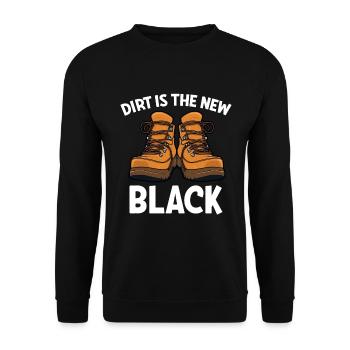 La randonnée est le nouveau noir - Sweat-shirt Unisexe - noir - Devant - Alina (178cm) & Michal (187cm)