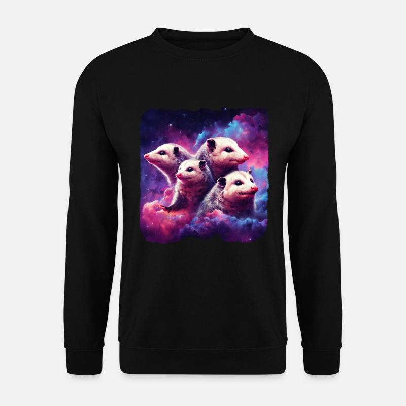 Possoms d’espace - Sweat-shirt Unisexe - noir