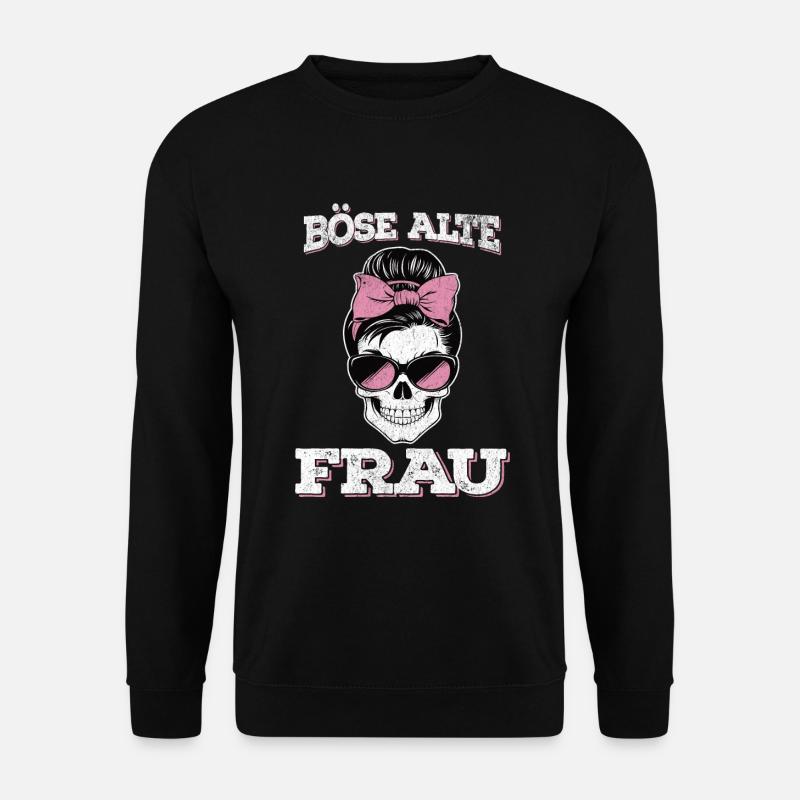 Evil Old Woman - Unisex Sweatshirt - black