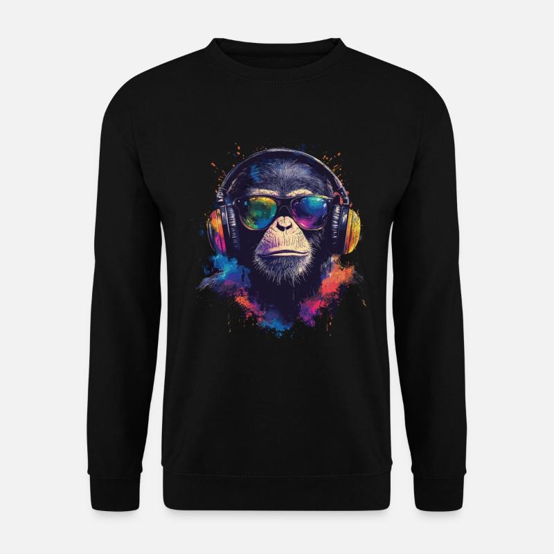 DJ Affe Festival - Unisex Pullover - Schwarz