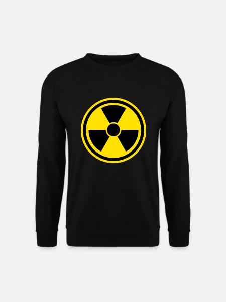 Warning sign Nuclear - Unisex Sweatshirt - black