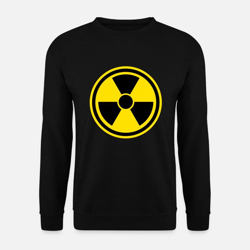 Warnschild Nuclear - Unisex Pullover - Schwarz