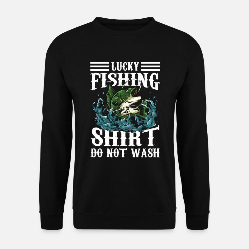 Pêche joyeuse - Sweat-shirt Unisexe - noir