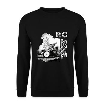 RC Buggy Racer radiographic car hobby - Unisex Sweatshirt - black - Front - Alina (178cm) & Michal (187cm)